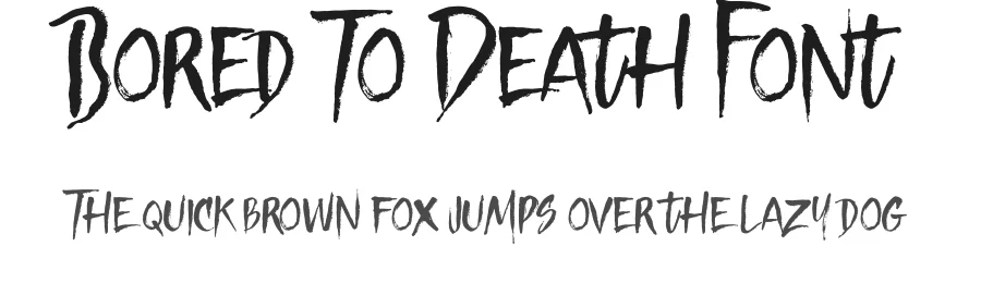 Bored To Death Font by Fortunes Co โ Script Handwritten Font