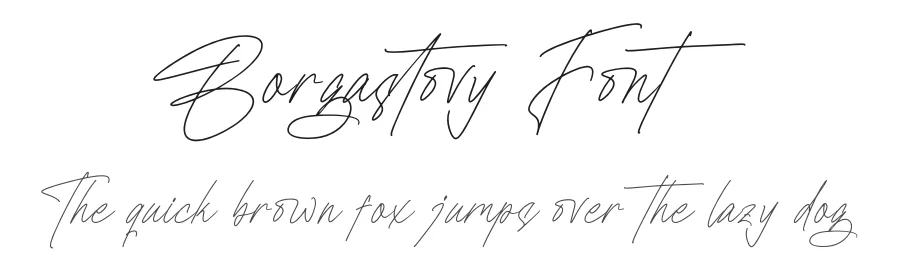 Borgastovy Font by letterenastudios — Script Handwritten Font