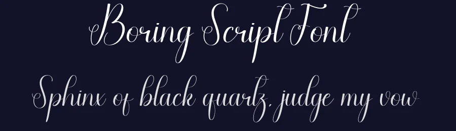 Boring Script Font by andikastudio — Script Handwritten Font — thumbnail 2