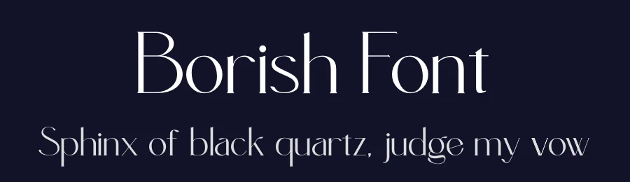 Borish Font by saemooncreative — Serif Font — thumbnail 2
