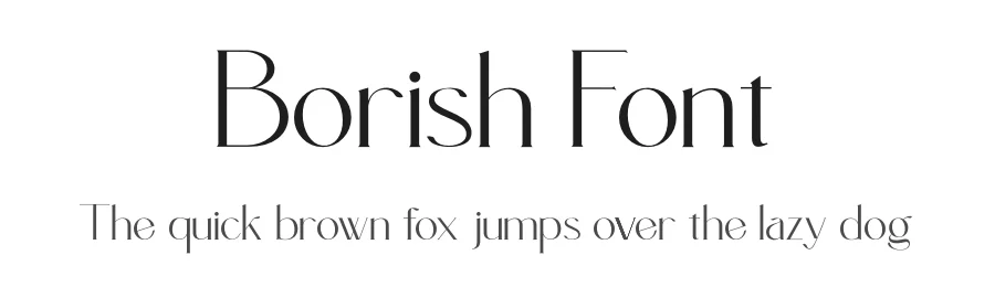 Borish Font by saemooncreative — Serif Font