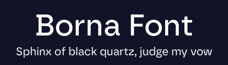 Borna Font by atipo — Sans Serif Font — thumbnail 2