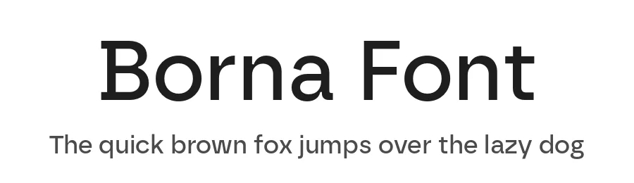 Borna Font by atipo — Sans Serif Font