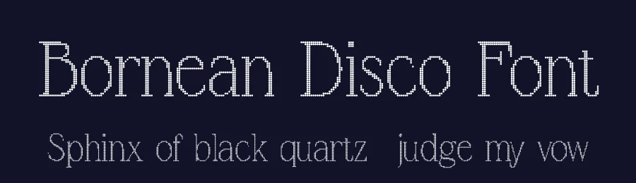 Bornean Disco Font by craftsupplyco — Display Font — thumbnail 2