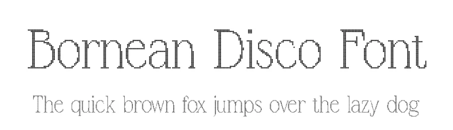 Bornean Disco Font by craftsupplyco — Display Font
