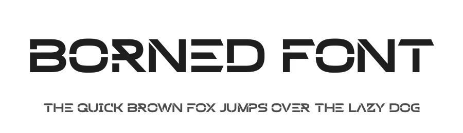 Borned Font by Almarkhatype — Display Font