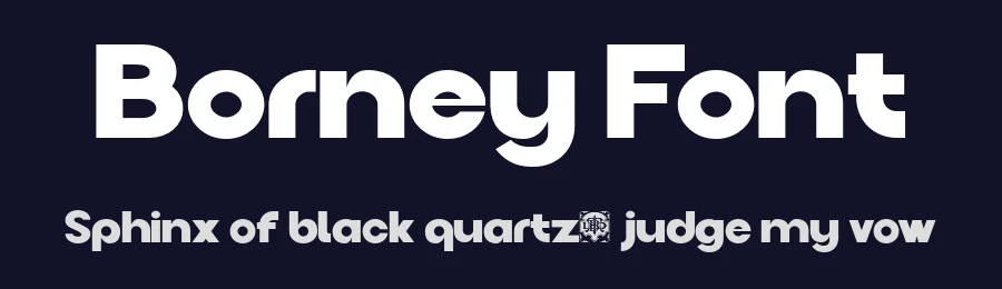 Borney Font by burntilldead — Display Font — thumbnail 2