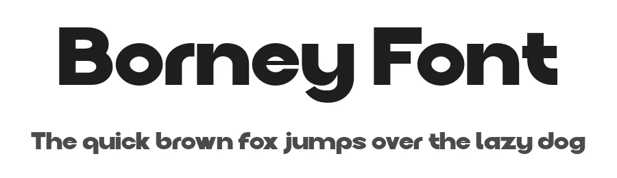 Borney Font by burntilldead — Display Font