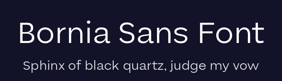 Bornia Sans Font by YUKITA CREATIVE — Sans Serif Font — thumbnail 2