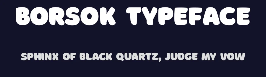 Borsok Typeface by Dastan Miraj — Sans Serif Font — thumbnail 2