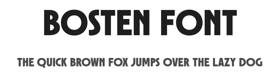 Bosten Font by Letteralle — Sans Serif Font