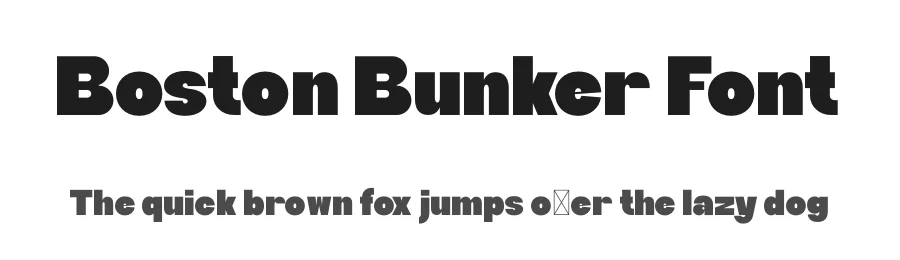 Boston Bunker Font by BRAINWAVES STUDIO — Display Font