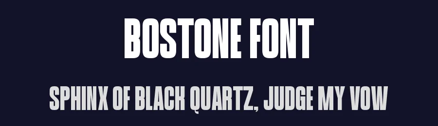Bostone Font by Funtype — Decorative Font — thumbnail 2