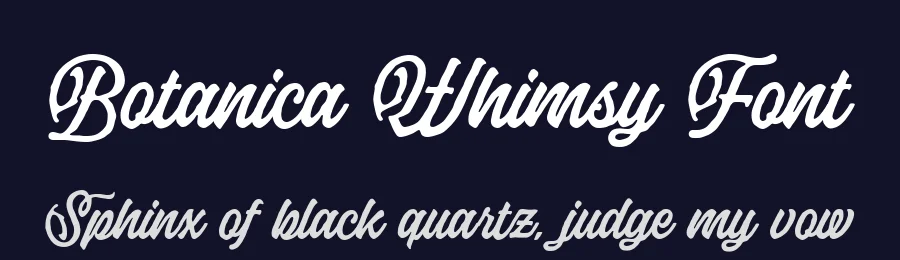 Botanica Whimsy Font by alit design — Script Handwritten Font — thumbnail 2