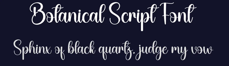 Botanical Script Font by creativeletter — Script Handwritten Font — thumbnail 2