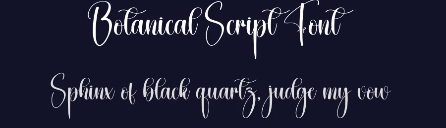 Botanical Script Font by creativeletter — Script Handwritten Font — thumbnail 2
