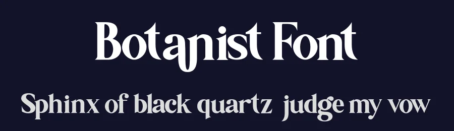 Botanist Font by Sohel Studio — Serif Font — thumbnail 2