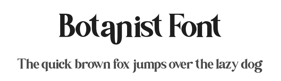Botanist Font by Sohel Studio — Serif Font