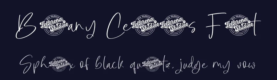 Botany Centers Font by letterenastudios — Script Handwritten Font — thumbnail 2
