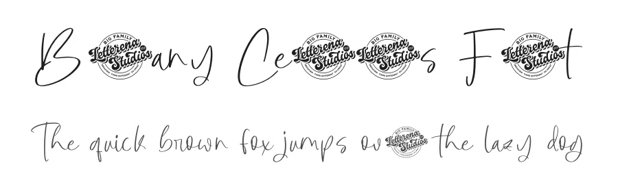 Botany Centers Font by letterenastudios — Script Handwritten Font