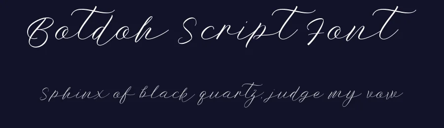 Botdoh Script Font by Elementype — Script Handwritten Font — thumbnail 2