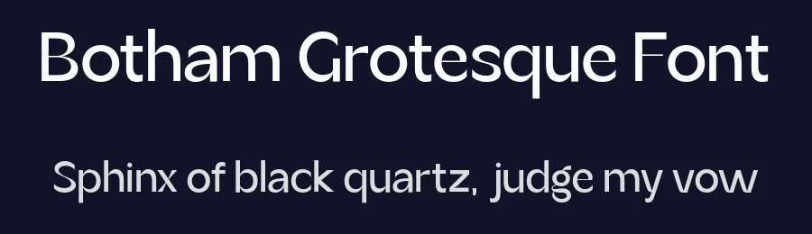 Botham Grotesque Font by Aiquitype — Decorative Font — thumbnail 2