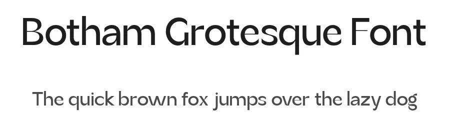 Botham Grotesque Font by Aiquitype — Decorative Font