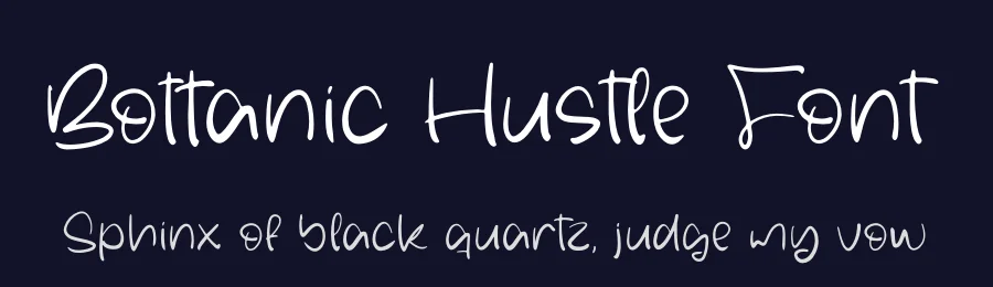 Bottanic Hustle Font by letterfabric — Display Font — thumbnail 2