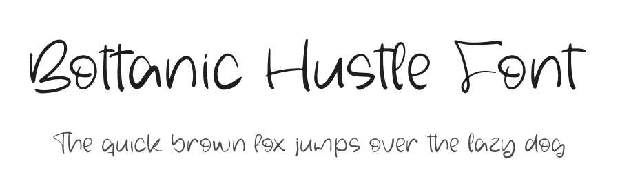 Bottanic Hustle Font by letterfabric — Display Font