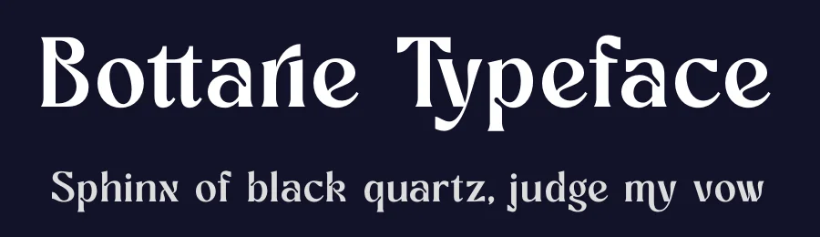 Bottarie Typeface by timelesstype.co — Display Font — thumbnail 2