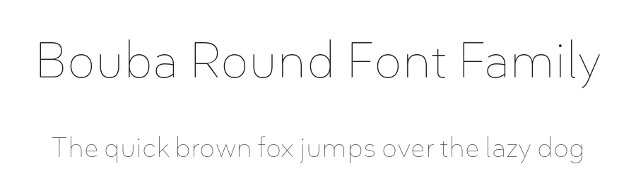 Bouba Round Font Family by HVD Fonts — Sans Serif Font