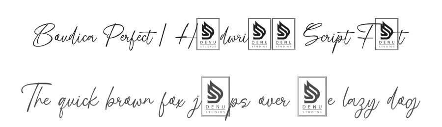 Boudica Perfect | Handwritten Script Font by Gracetypestudio — Script Handwritten Font