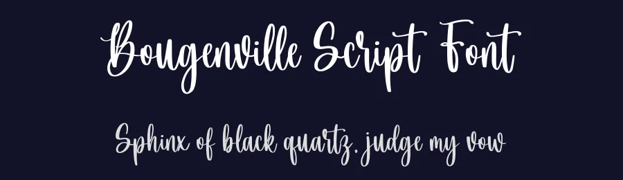 Bougenville Script Font by Mozatype — Script Handwritten Font — thumbnail 2