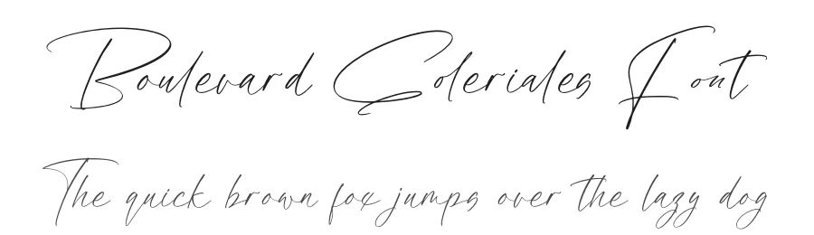 Boulevard Goleriales Font by letterenastudios — Script Handwritten Font