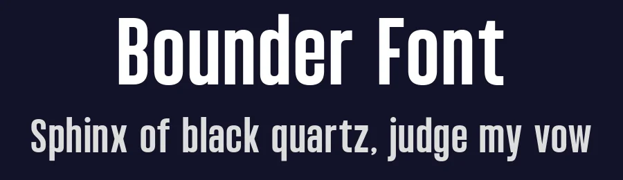 Bounder Font by Say Studio — Display Font — thumbnail 2