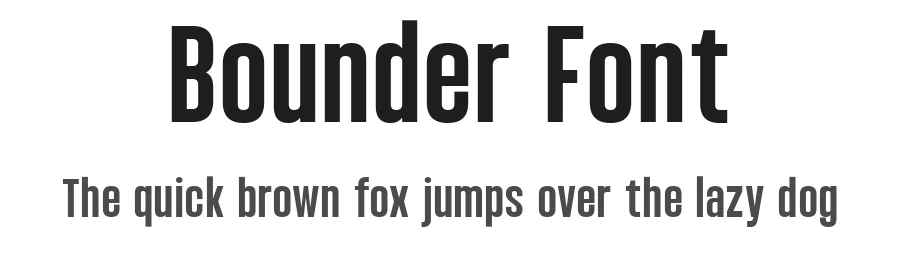 Bounder Font by Say Studio — Display Font