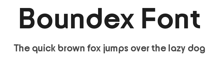 Boundex Font by sixtypefoundry — Display Font