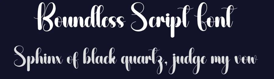 Boundless Script Font by creativeletter — Script Handwritten Font — thumbnail 2