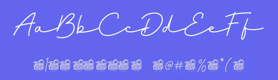Bountelan Font by twinletter — Script Handwritten Font — thumbnail 3