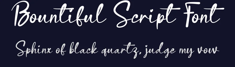 Bountiful Script Font by creativeletter — Script Handwritten Font — thumbnail 2