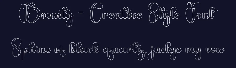 Bounty – Creative Style Font by andikastudio — Script Handwritten Font — thumbnail 2