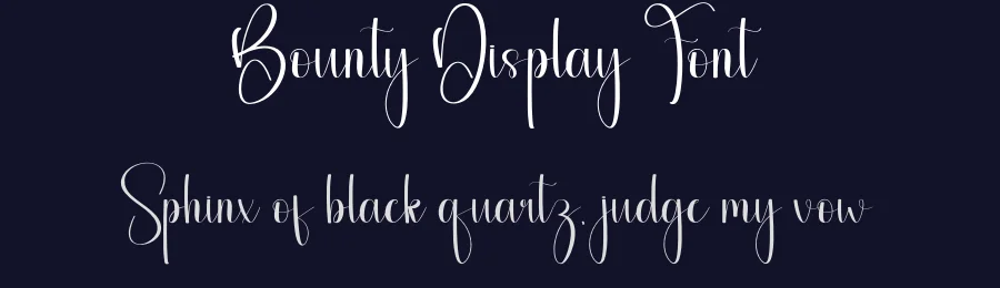 Bounty Display Font by andikastudio — Script Handwritten Font — thumbnail 2