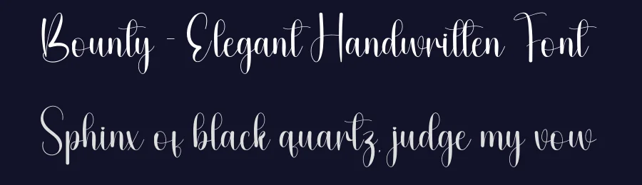Bounty – Elegant Handwritten Font by andikastudio — Script Handwritten Font — thumbnail 2