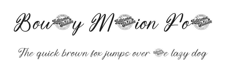 Bounty Motion Font by letterenastudios — Script Handwritten Font