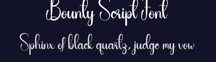 Bounty Script Font by creativeletter — Script Handwritten Font — thumbnail 2