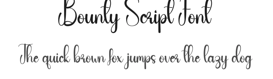Bounty Script Font by creativeletter — Script Handwritten Font