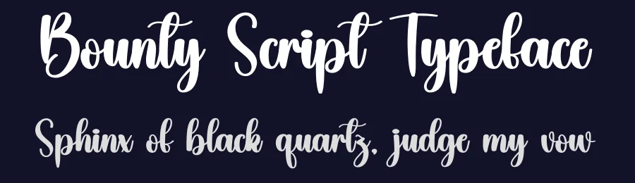 Bounty Script Typeface by creativeletter — Script Handwritten Font — thumbnail 2
