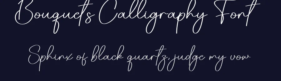 Bouquets Calligraphy Font by creativeletter — Script Handwritten Font — thumbnail 2
