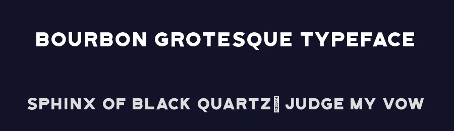 Bourbon Grotesque Typeface by Hustle Supply Co — Sans Serif Font — thumbnail 2