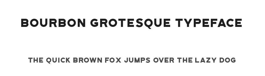 Bourbon Grotesque Typeface by Hustle Supply Co — Sans Serif Font